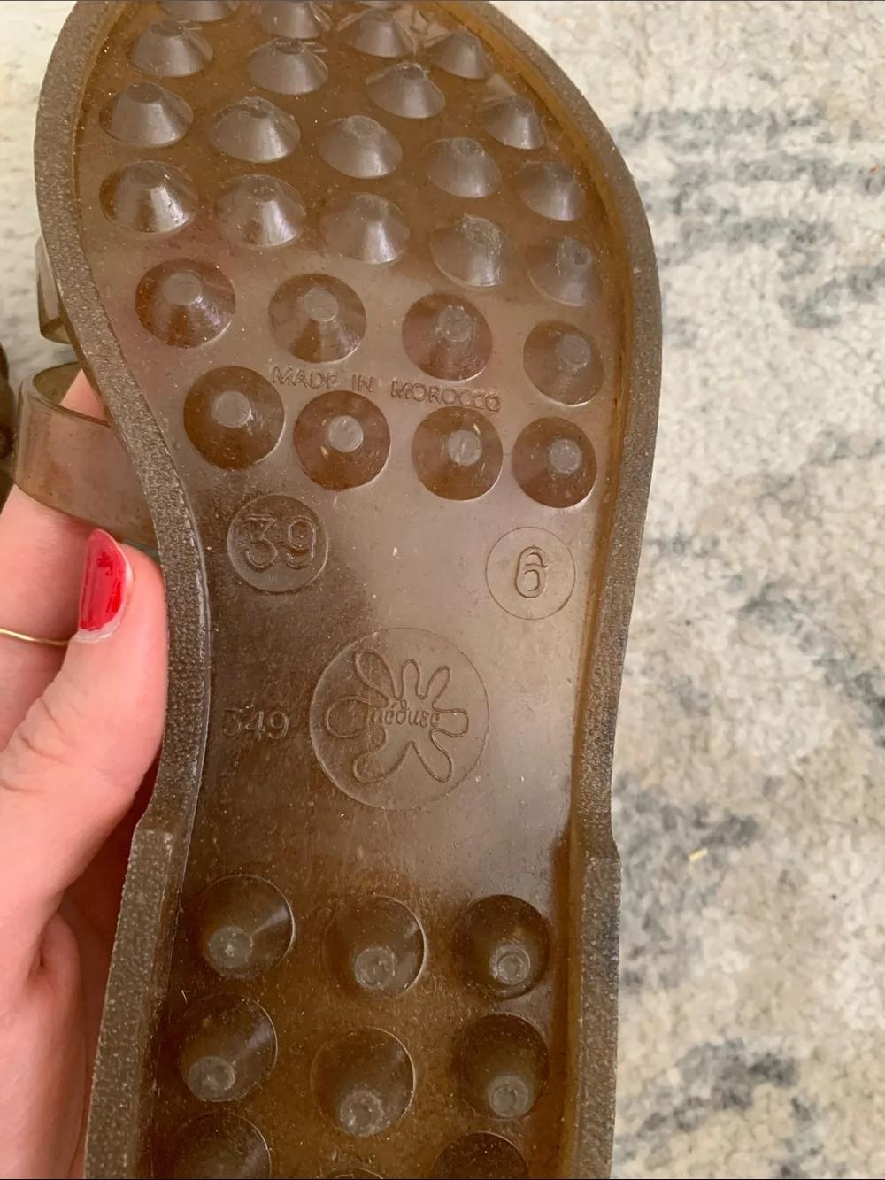 Plasticana Méduse Hemp Jelly Sandals - Picture 5 of 5